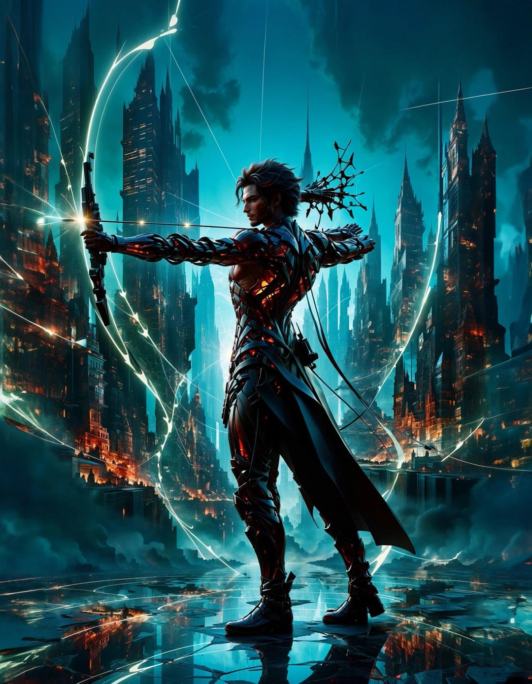 cyberpunk archer